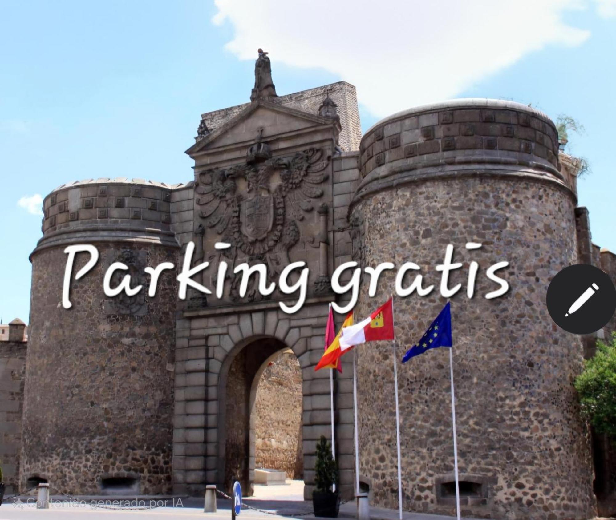 Puerta De Bisagra-Parking Gratis- Con 2 Habitaciones トレド エクステリア 写真